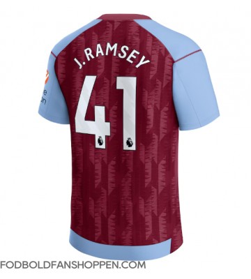 Aston Villa Jacob Ramsey #41 Hjemmebanetrøje 2023-24 Kortærmet